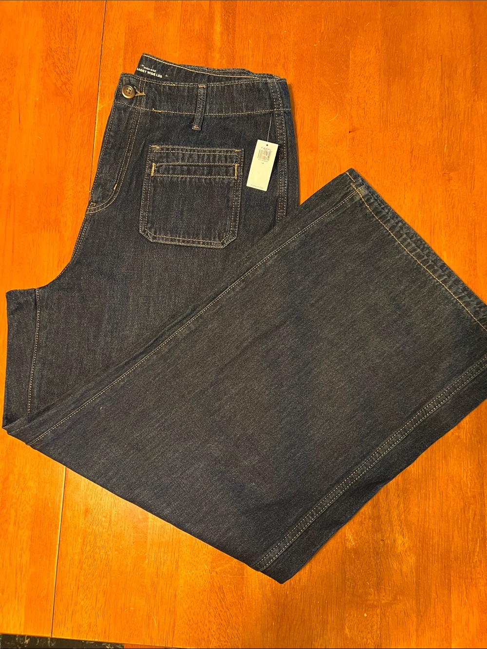Old Navy Women's High-Rise Baggy Wide-Leg Jeans Size 14